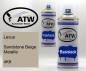Preview: Lexus, Sandstone Beige Metallic, 4K9: 400ml Sprühdose + 400ml Klarlack - Set, von ATW Autoteile West.